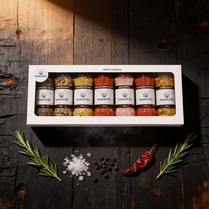 Kit Kit Churrasco Brabo Yamato com 7 temperos naturais sem glutamato